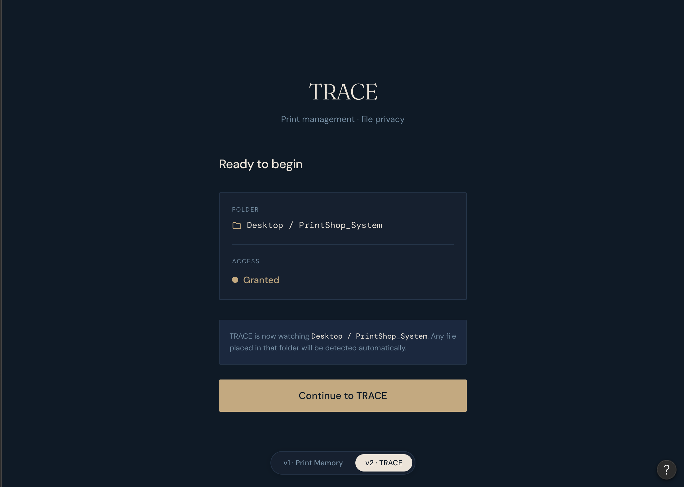 TRACE